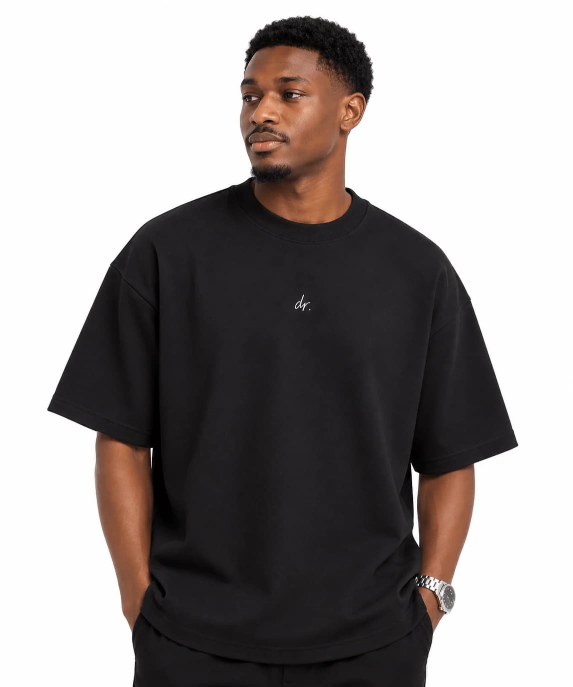 Dresar Oversized Logo Tee in Black